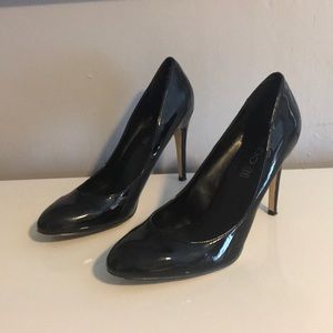 Aldo Black Patent Stiletto Heels Size 41